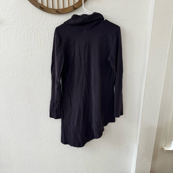 gr. dano purple Rayon Blend Bias Cut Asymmetric Hem Full Zip Jacket L - Picture 7 of 10